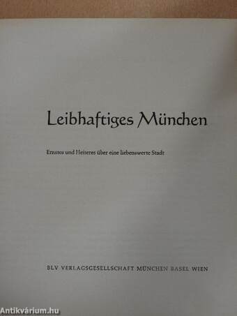 Leibhaftiges München