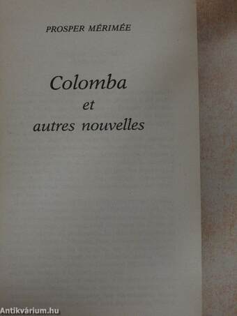 Colomba et autres nouvelles