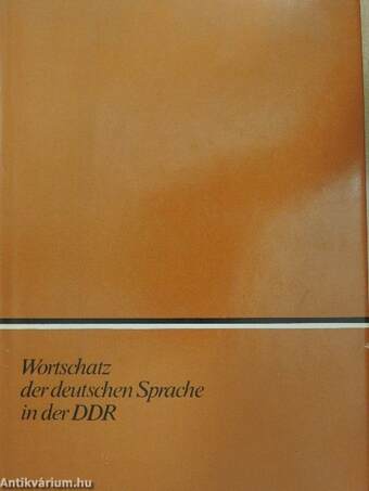 Wortschatz der deutschen Sprache in der DDR