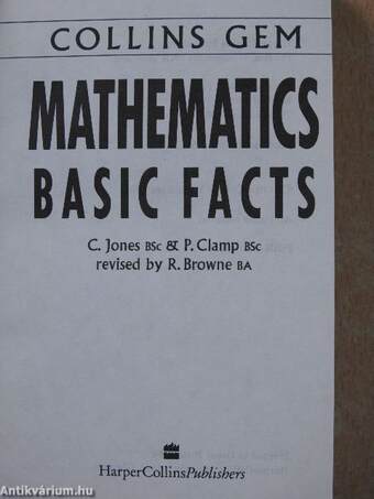 Collins Gem Mathematics Basic Facts