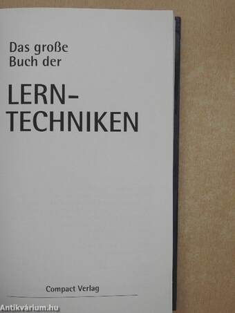 Das große Buch der Lerntechniken