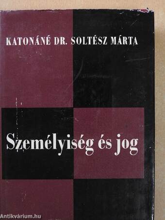 Személyiség és jog