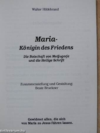 Maria - Königin des Friedens