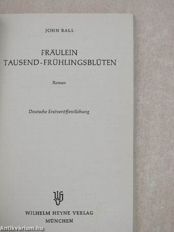 Fräulein Tausend-Frühlingsblüten