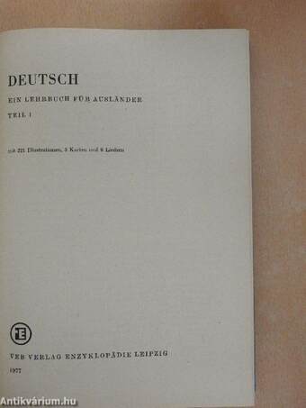 Deutsch - Ein Lehrbuch für Ausländer 1.