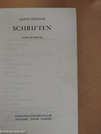 Schriften