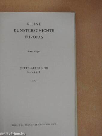 Kleine Kunstgeschichte Europas