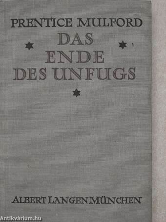 Das Ende des Unfugs