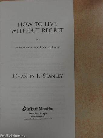 How to live without regret