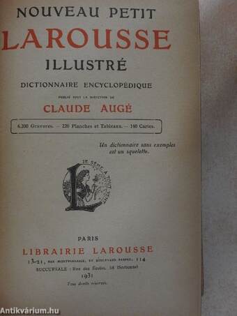 Nouveau petit Larousse illustré