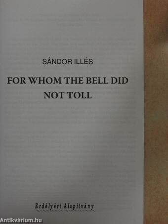 For whom the bell did not toll