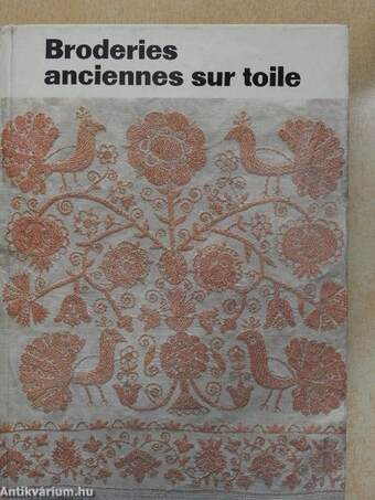 Broderies anciennes sur toile