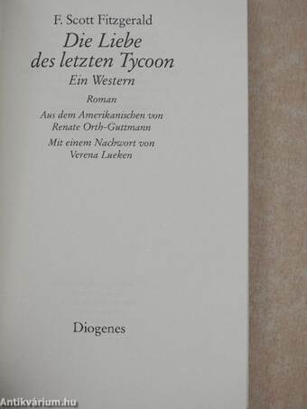 Die Liebe des letzten Tycoon