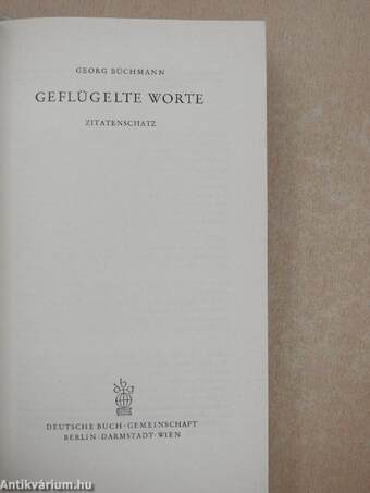 Geflügelte Worte