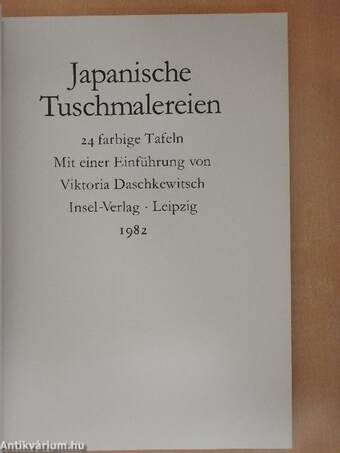 Japanische Tuschmalereien