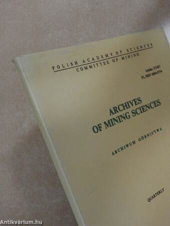 Archives of Mining Sciences 1992 Issue 1