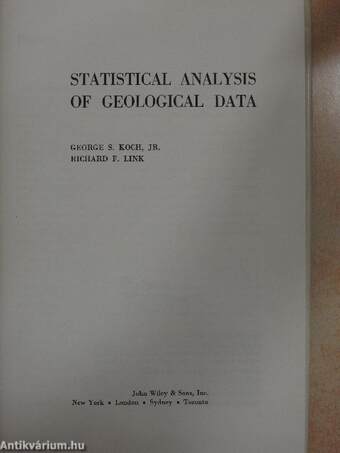 Statistical analysis of geological data