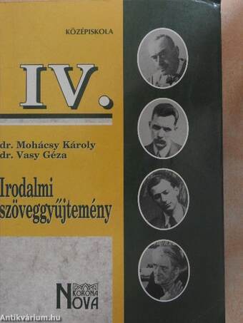 Irodalmi szöveggyűjtemény IV.