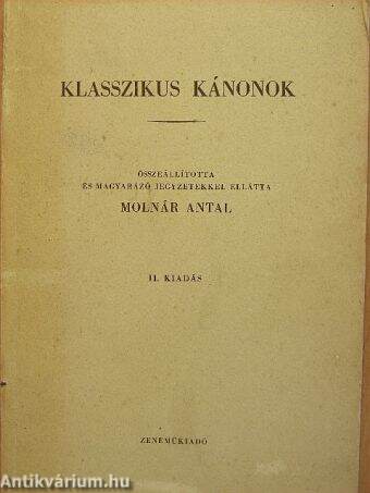 Klasszikus kánonok