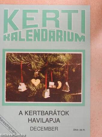 Kerti Kalendárium 1991. december