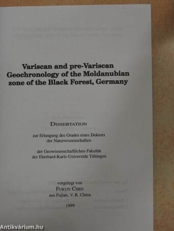 Variscan and pre-Variscan Geochronology of the Moldanubian zone of the Black Forest, Germany