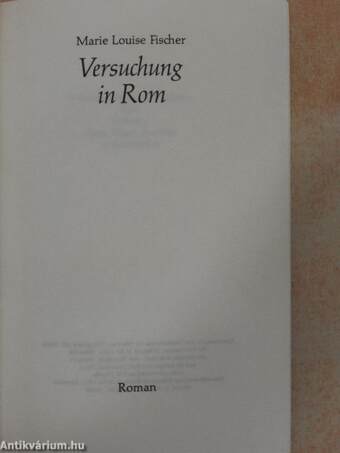 Versuchung in Rom