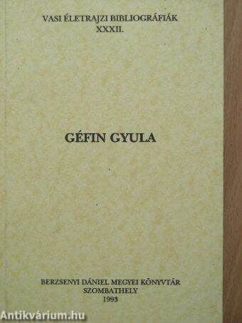 Géfin Gyula