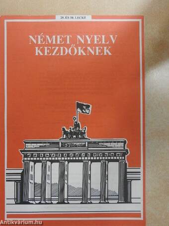 Német nyelv kezdőknek 29-30. lecke