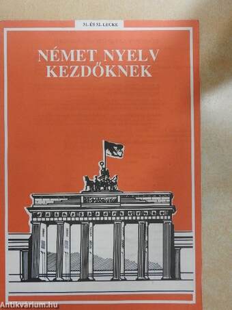 Német nyelv kezdőknek 31-32. lecke