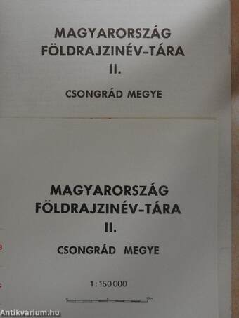 Magyarország földrajzinév-tára II. - Csongrád megye