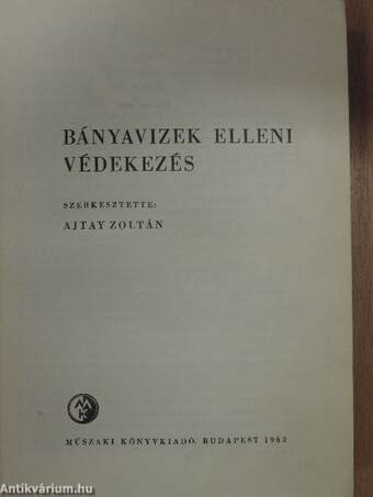 Bányavizek elleni védekezés