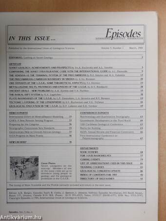 Episodes March 1984 Special Issue