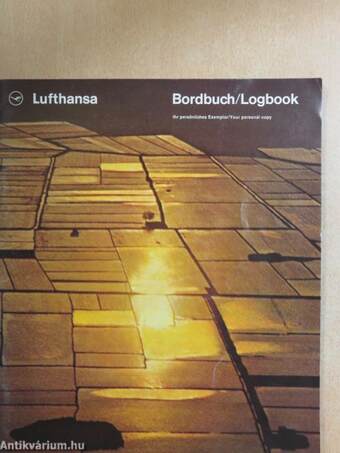 Lufthansa Bordbuch/Logbook