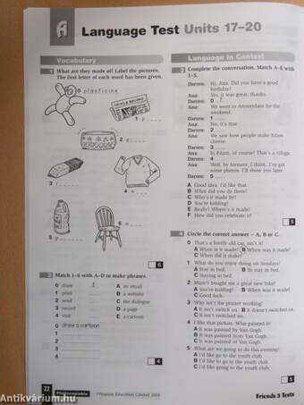 Friends 3 - Test Book - Kazettával