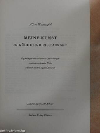 Meine Kunst in Küche und Restaurant