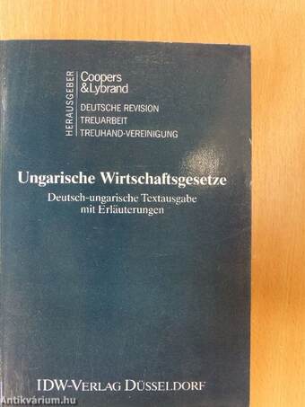 Ungarische Wirtschaftsgesetze