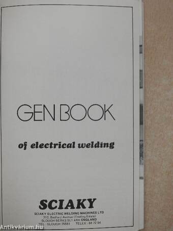 Gen Book of Electrical Welding