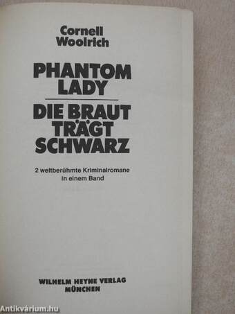 Phantom Lady/Die Braut trägt Schwarz