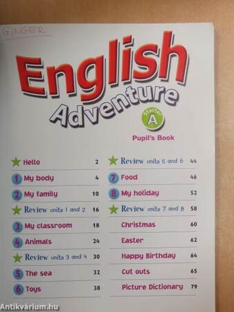 English Adventure - Starter A - Pupil's Book - DVD-vel