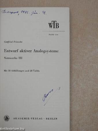 Entwurf aktiver Analogsysteme