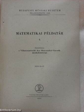 Matematikai példatár I.