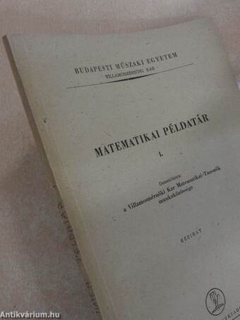 Matematikai példatár I.