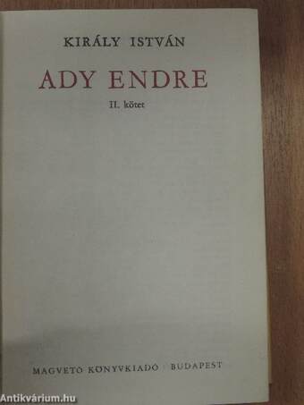 Ady Endre II. (töredék)