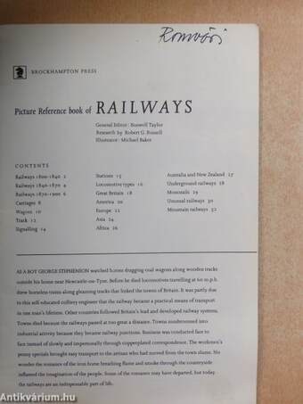 Picture Reference book of Railways