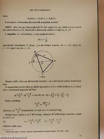 Matematikai versenytételek I.