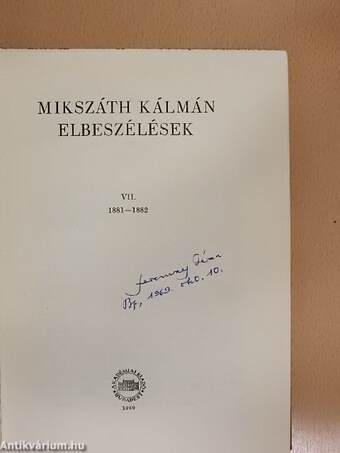 Elbeszélések VII.