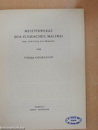 Meisterwerke der Flämischen Malerei von Van Eyck bis Bruegel