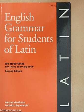 English Grammar for Students of Latin