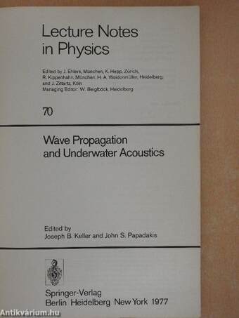 Wave Propagation and Underwater Acoustics