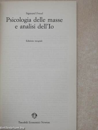 Psicologia delle masse e analisi dell'Io